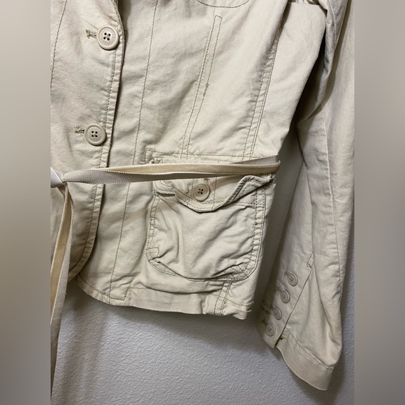 American Eagle Khaki Utility Jacket Blazer - Picture 7 of 12